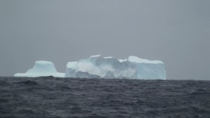 An iceberg spotted while fishing for toothfish at Heard Island