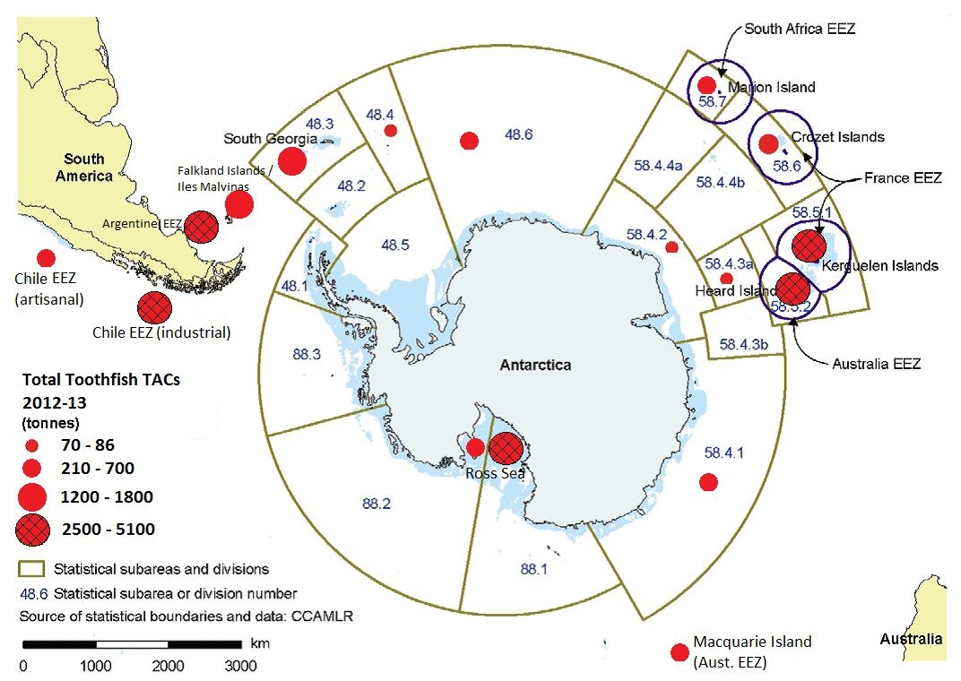 CCAMLR toothfish fisheries
