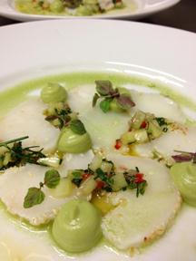 Carpaccio of Toothfish, Paul Cooper, Bishop Sessa